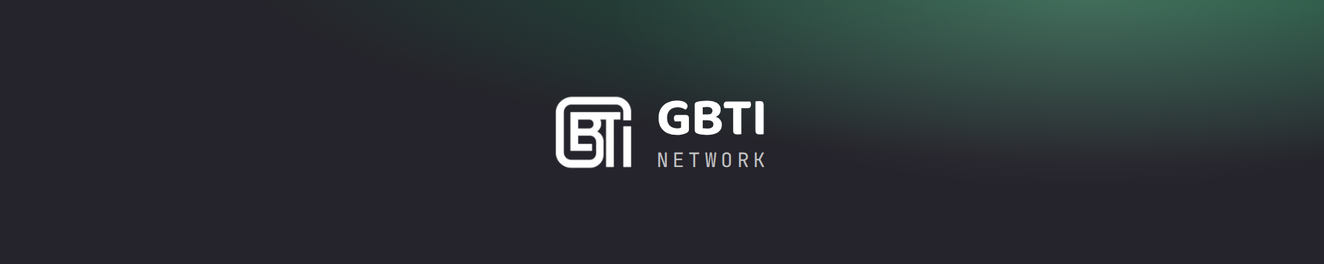 GBTI Reddit cover, ink, green glow, centered lockup